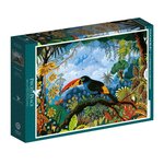 ALIZE Puzzle 1000 pièces Alize Pieces & Peace Toucan bleu