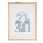 ATMOSPHERA Cadre Photo en Verre  Manu  21x30cm Or