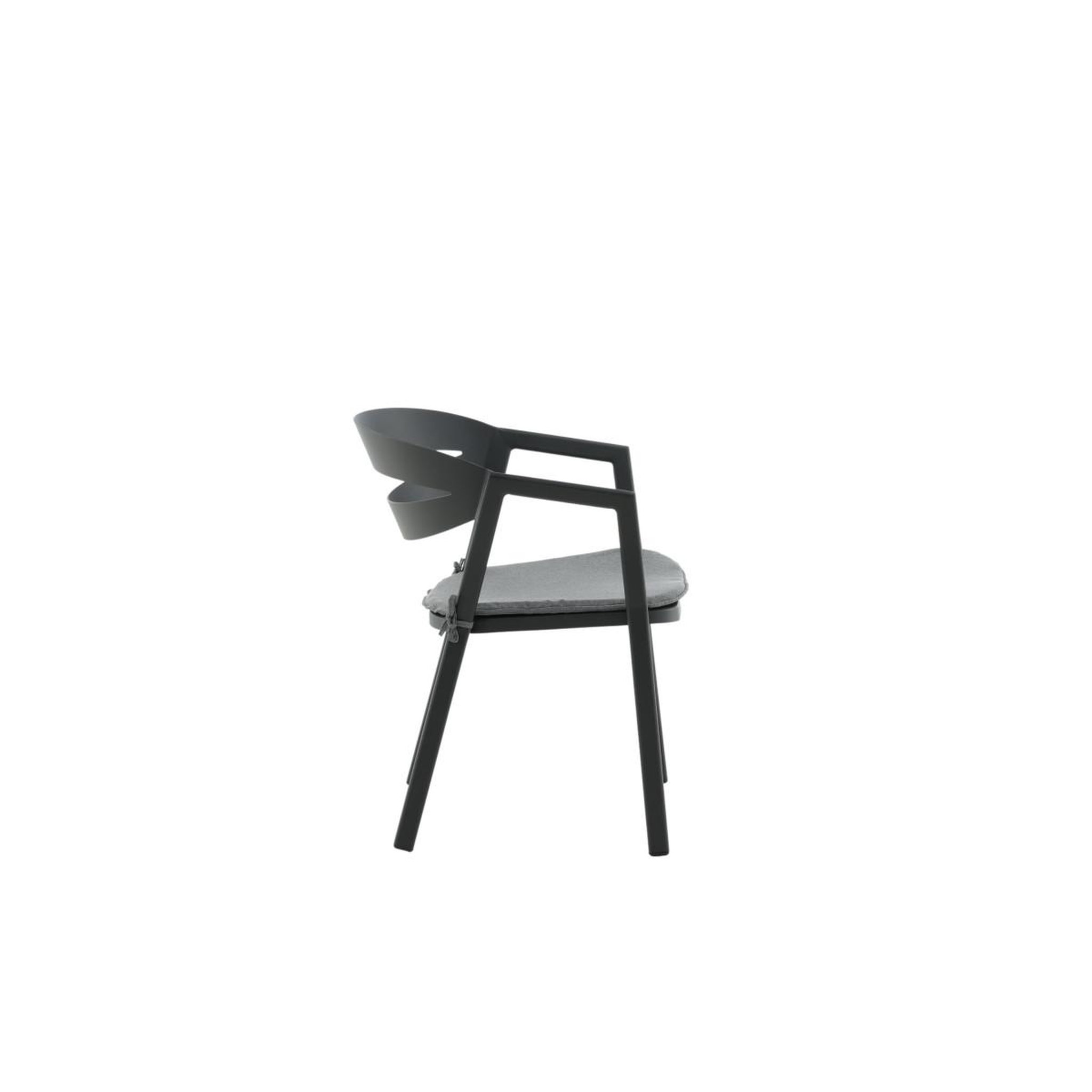 Voir la diapositive 2 : Paris Prix Chaise de jardin design  split  76cm noir