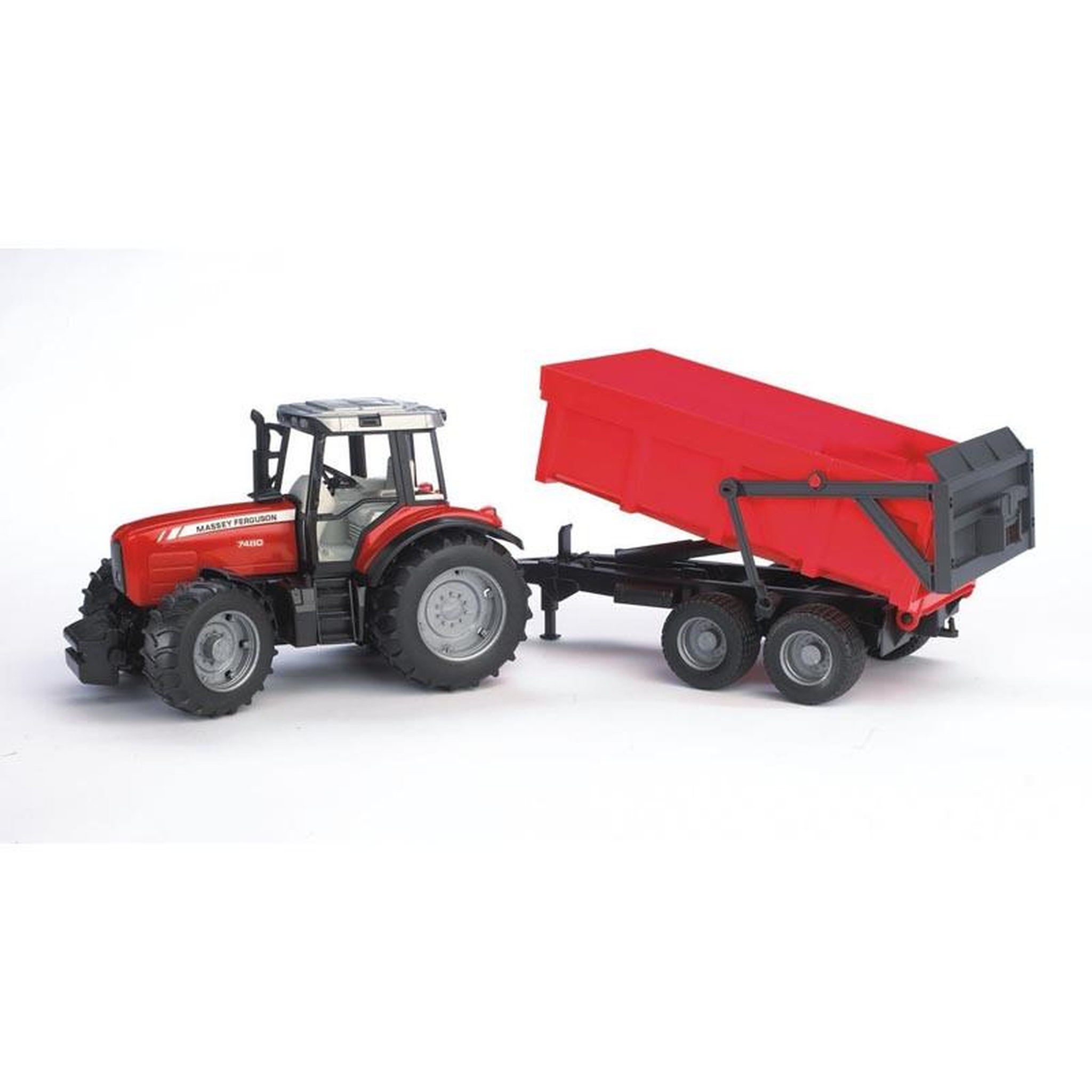 Bruder TRACTEUR 7480 + BENNE MASSEY BRUDER BRR2045