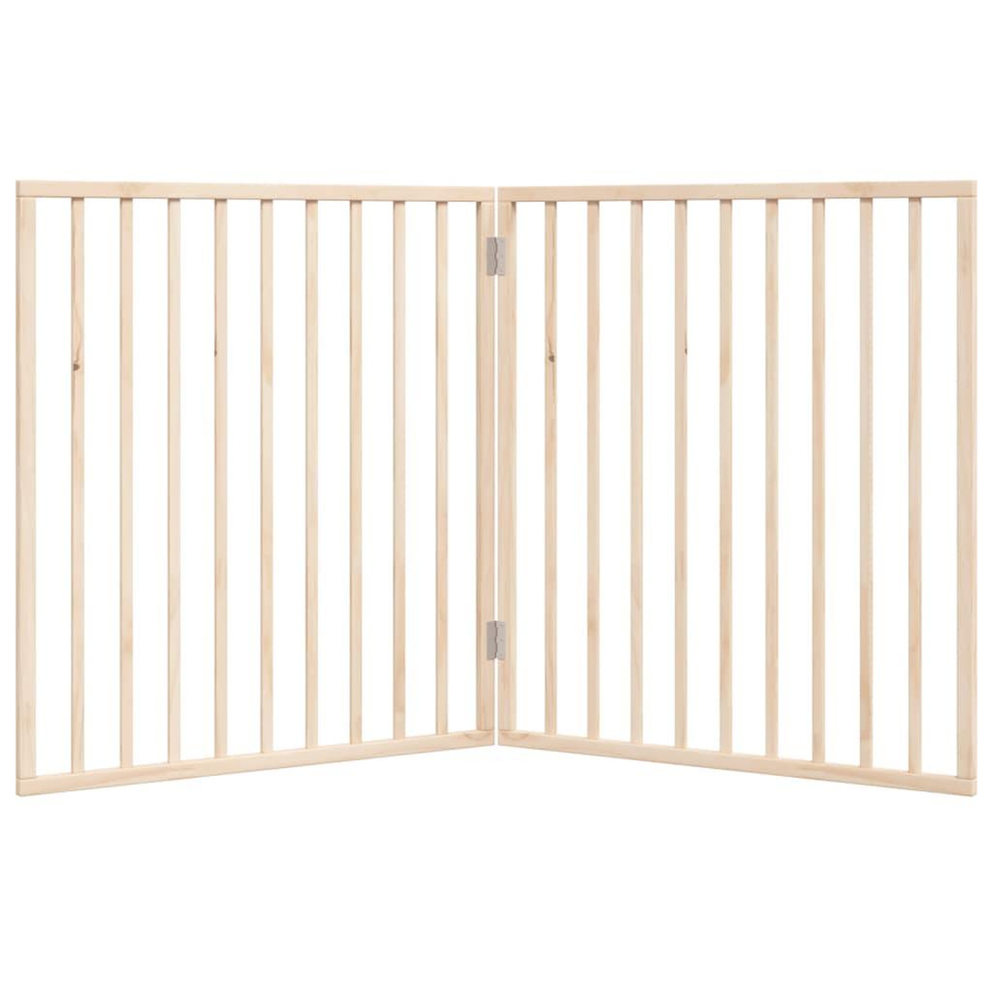Voir la diapositive 4 : VIDAXL Barriere pour chien pliable 2 panneaux 160 cm bois de peuplier
