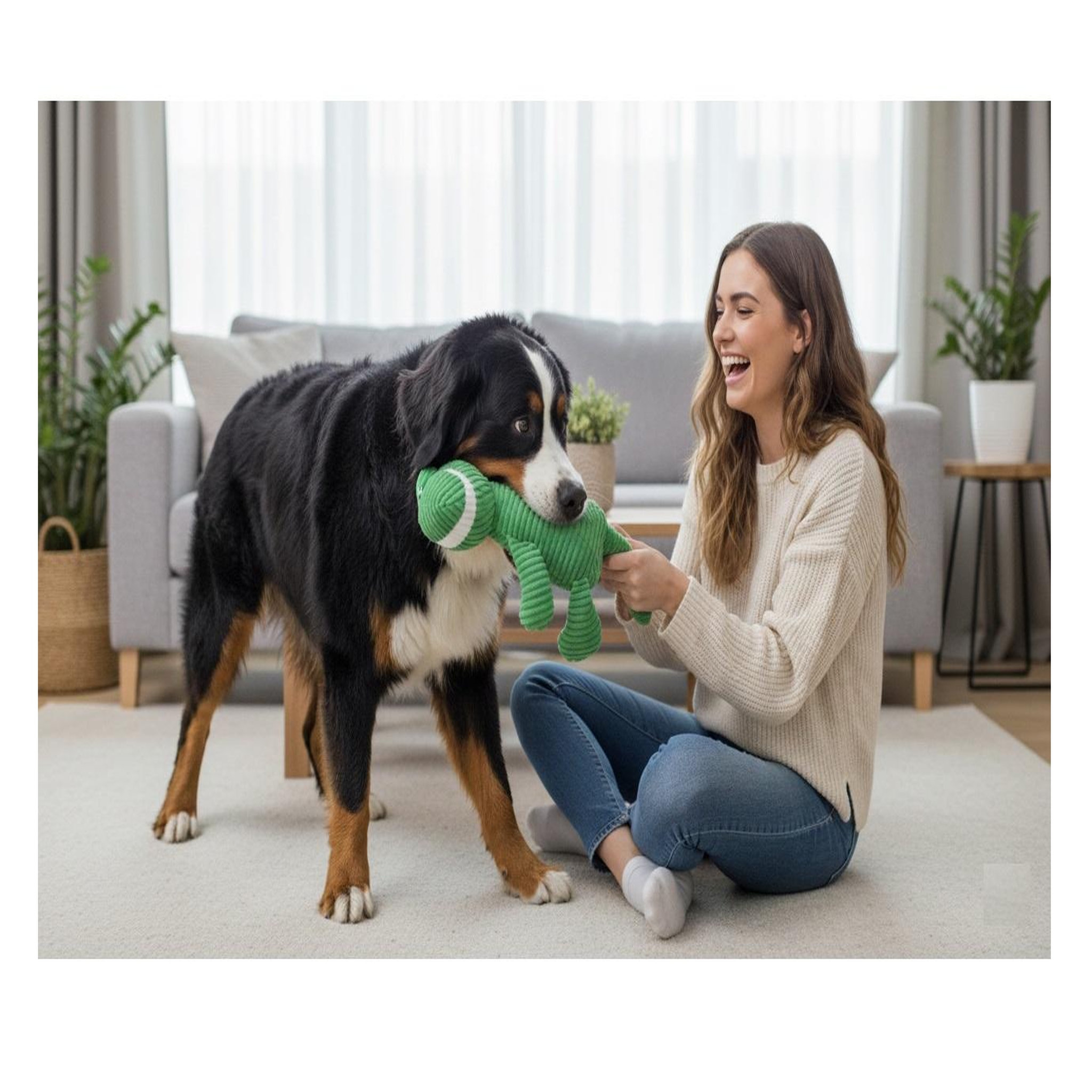 Voir la diapositive 2 : Eden Peluche sonore crocodile design et moderne