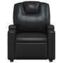 Voir la diapositive 5 : VIDAXL Fauteuil de massage inclinable Noir Similicuir