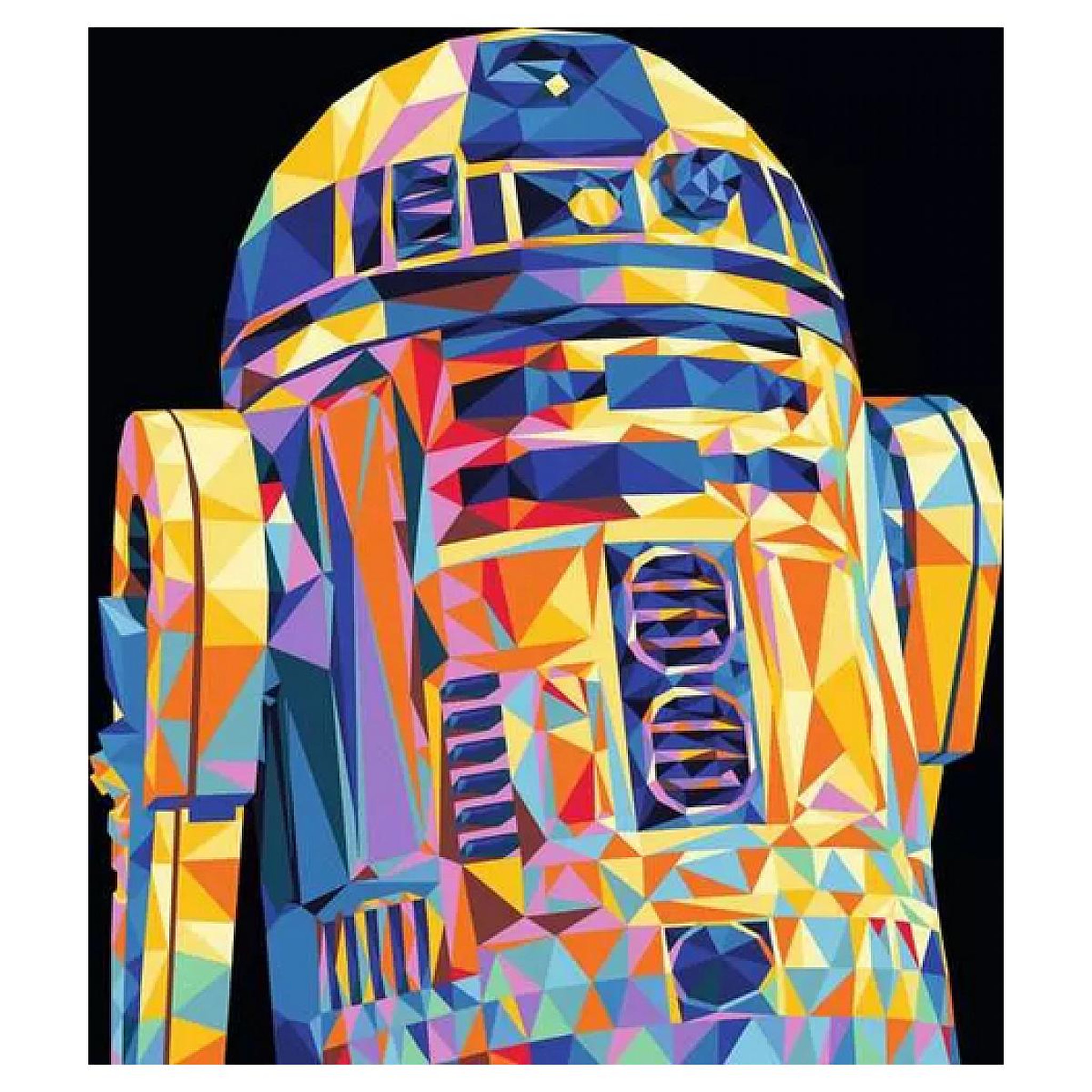 Voir la diapositive 3 : RAVENSBURGER CreArt R2D2 Star wars - 24x30cm Peinture par numero