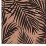 Voir la diapositive 3 : SECRET DE GOURMET Lot de 6 sets de table rectangulaire Palmier - 45 x 30 cm - Noir et beige