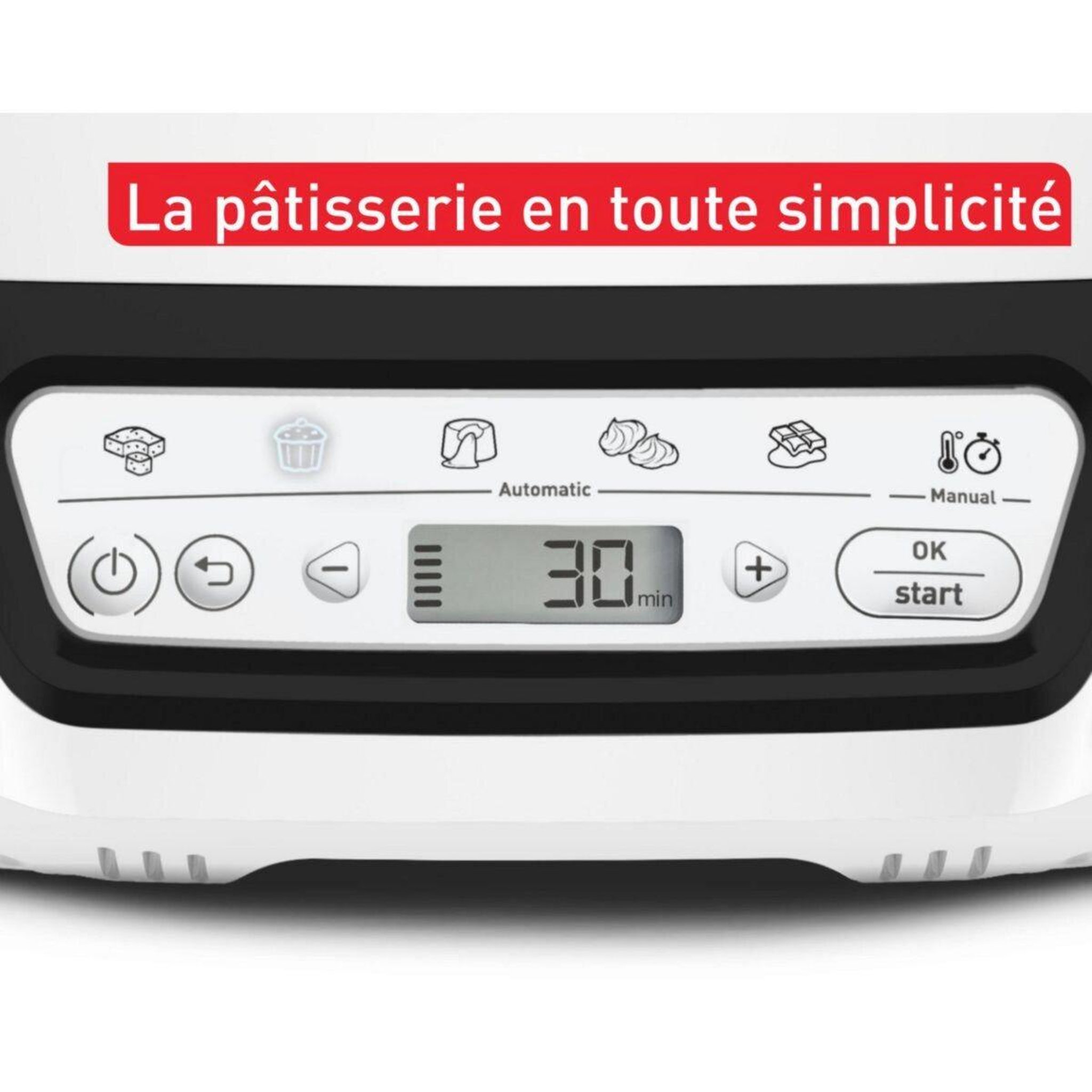 Voir la diapositive 3 : TEFAL Machine à gateaux 1100w vert - kd804310