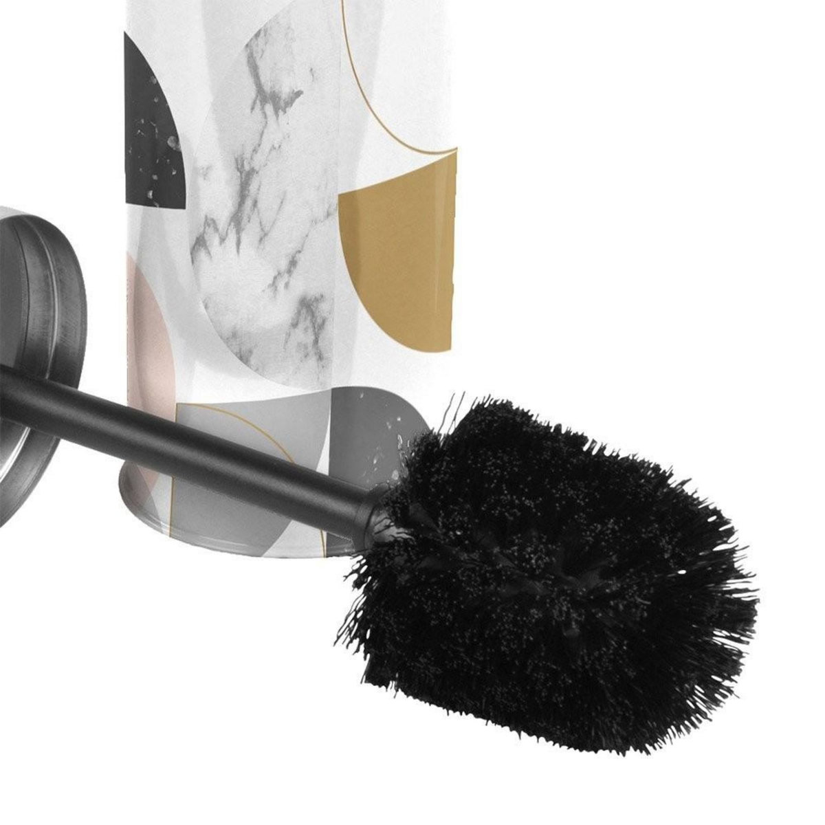 Douceur d'Intérieur Brosse WC métal Géomarbre rose