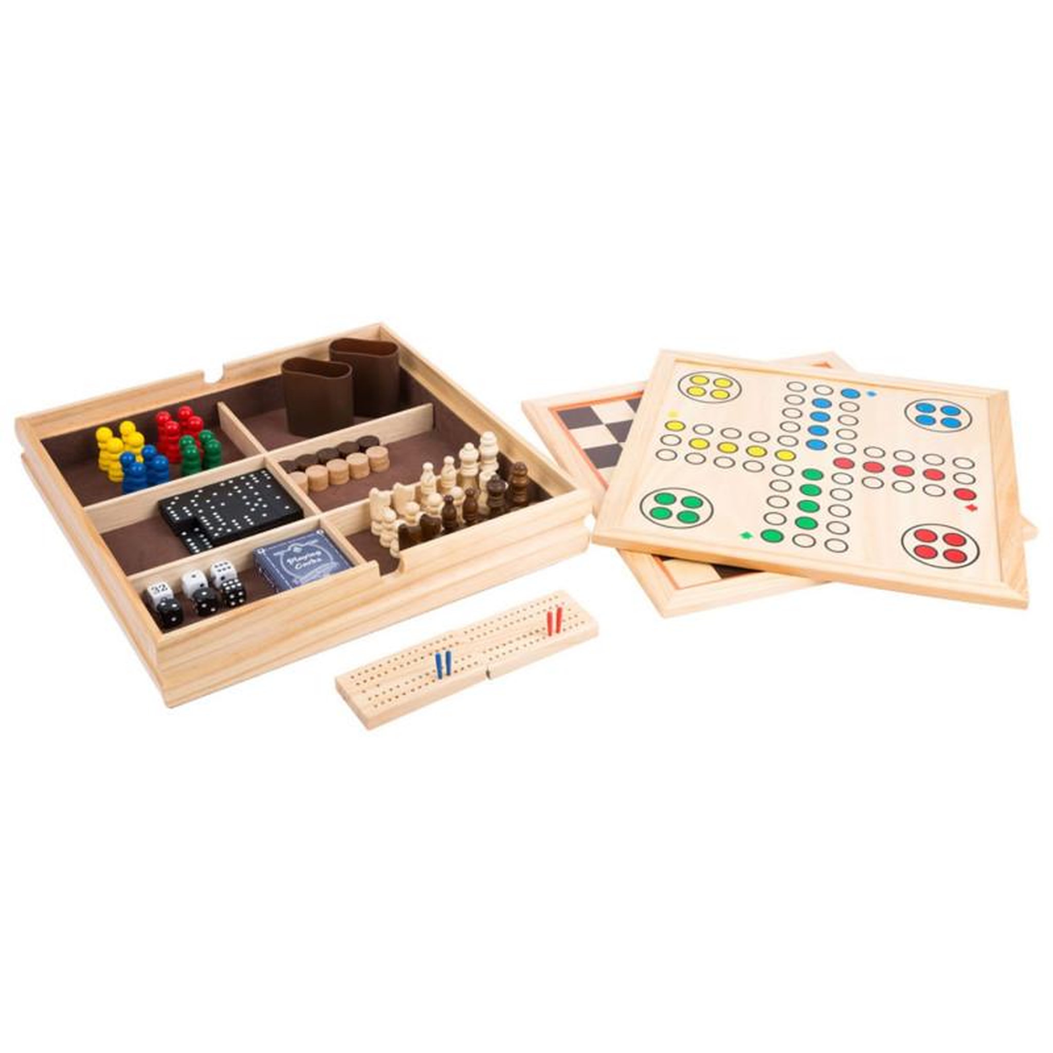 SMALL FOOT Small Foot - Wooden Classic Games 9in1 11277