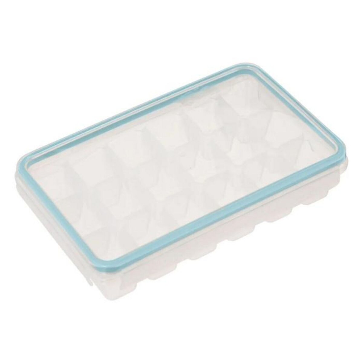 FIVE Bac à Glaçons Avec Couvercle  18 Cavités  20cm Bleu Artic