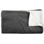 Voir la diapositive 2 : Paris Prix Plaid Velours Imitation Fourrure  Sherpa  140x200cm Gris