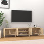Voir la diapositive 3 : VIDAXL Meubles TV chene sonoma 180x31,5x40 cm bois d'ingenierie