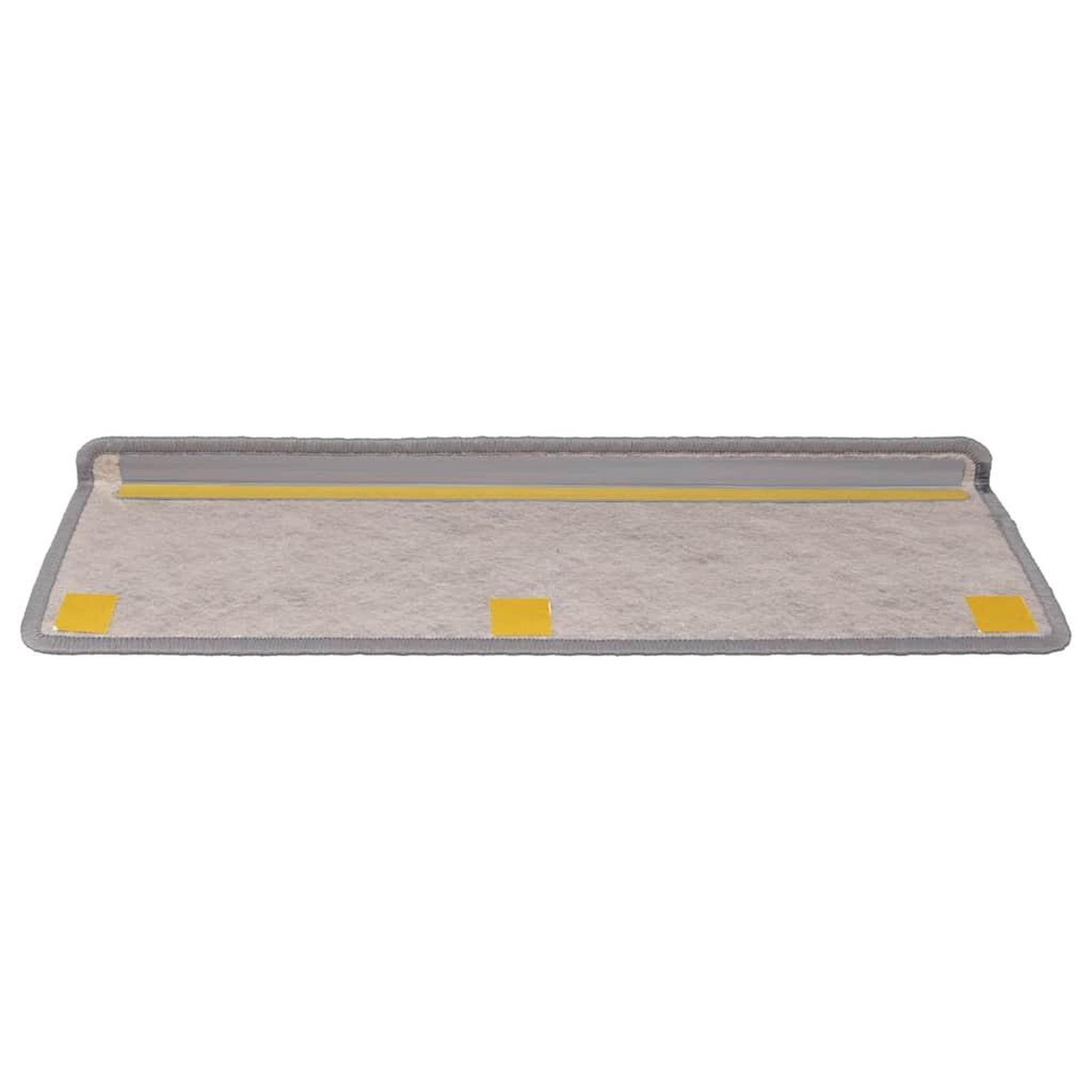 Voir la diapositive 4 : VIDAXL Tapis d'escalier autocollants 30 pcs 65x21x4 cm argente