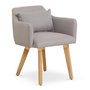 Voir la diapositive 1 : Paris Prix Lot de 20 Fauteuils Design  Alan  70cm Beige