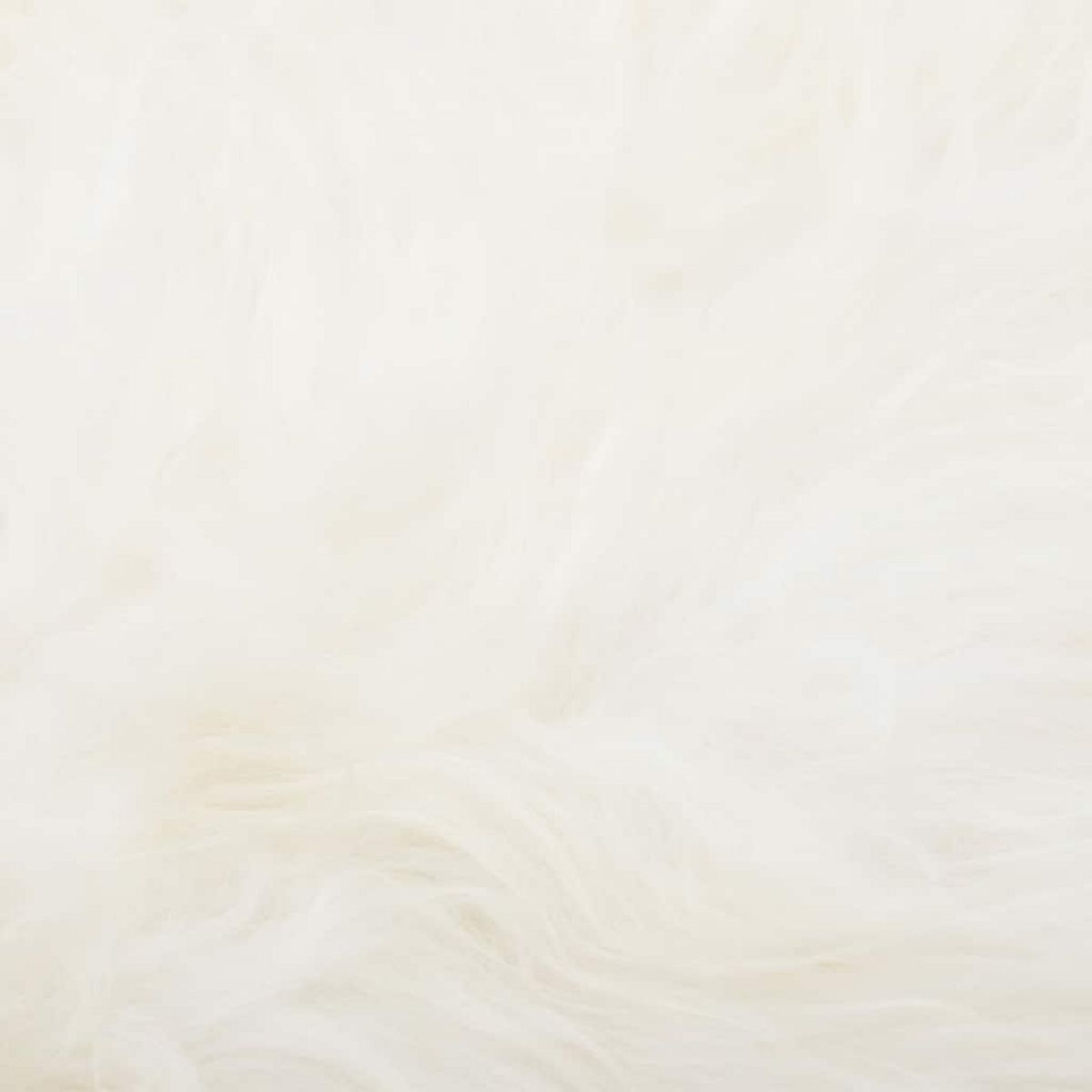 VIDAXL Housse de chaise en peau de mouton islandaise Creme 70x110 cm