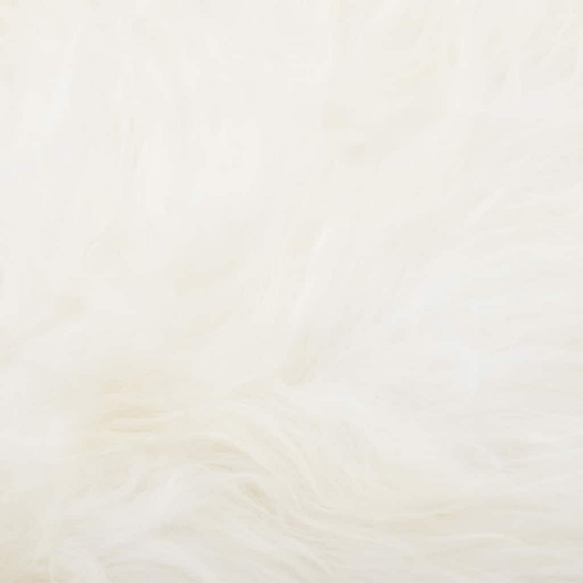 VIDAXL Housse de chaise en peau de mouton islandaise Creme 70x110 cm