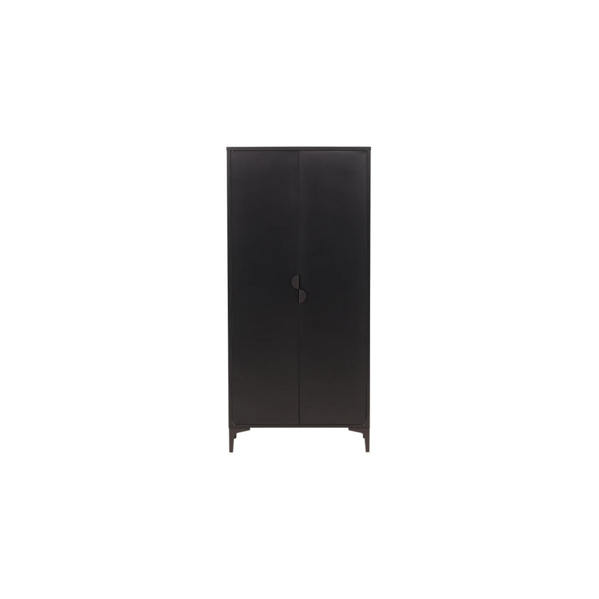 Paris Prix Armoire Design 2 Portes  Piring  85cm Noir