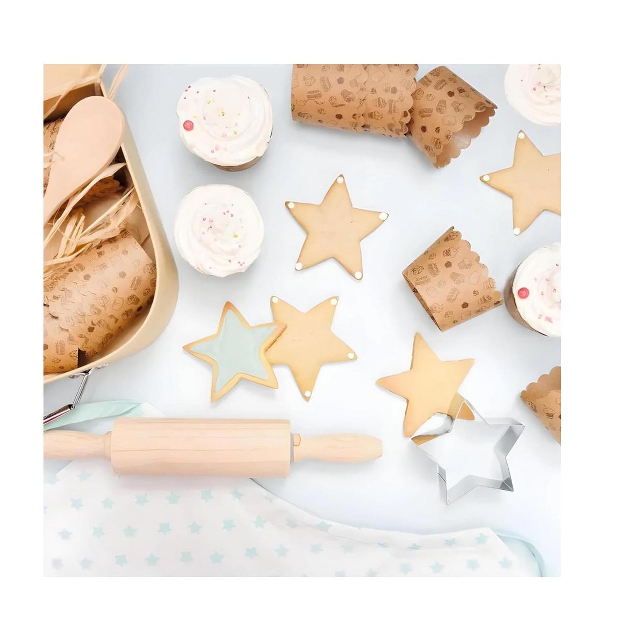 Voir la diapositive 2 : SCRAPCOOKING Mallette petit chef avec rouleau - 1138