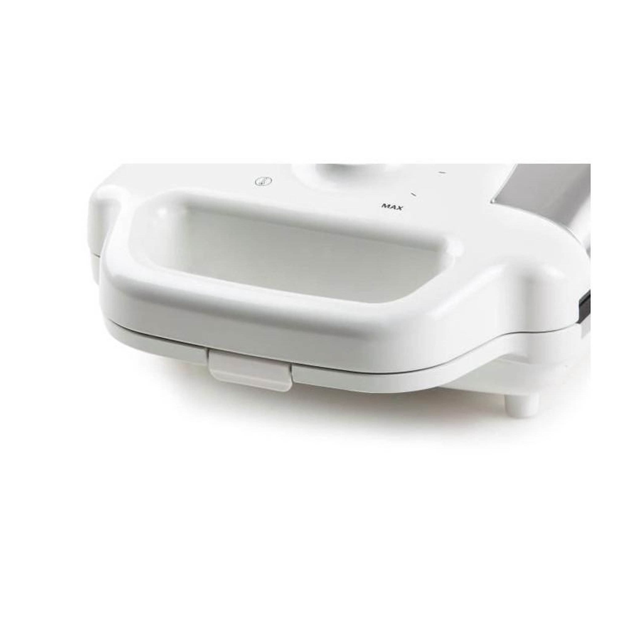 Voir la diapositive 4 : Domo DOMO DO9222W - Gaufrier - 900W - 4x7 cm - Revetement anti-adhesif - Thermostat reglable - Safety lock