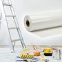 Voir la diapositive 2 : Tecplast Bache peinture 3x25m  80 microns Protection 75 m2 Translucide Qualité premium