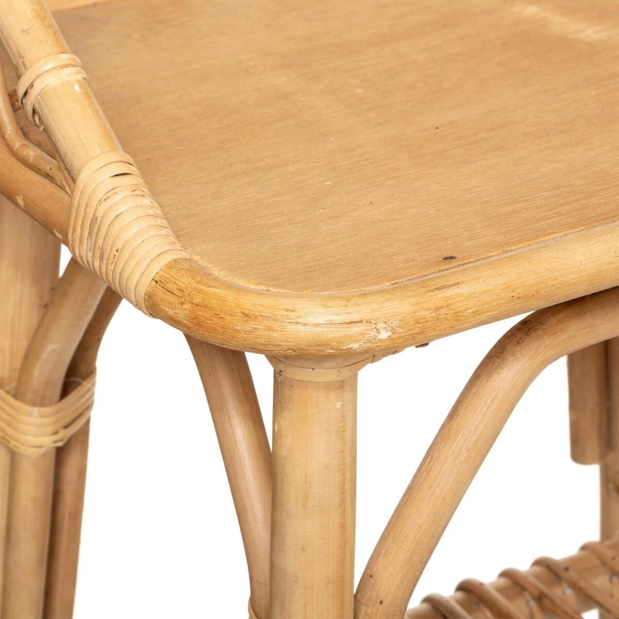 Voir la diapositive 2 : Atmosphera Kids Table de chevet enfant  rotin  56cm naturel