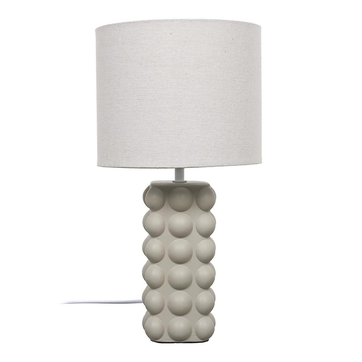Paris Prix Lampe à Poser en Céramique  Luna  40cm Taupe