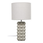 Paris Prix Lampe à Poser en Céramique  Luna  40cm Taupe