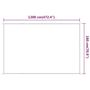 Voir la diapositive 6 : VIDAXL Auvent vertical Blanc 180x1200 cm Tissu oxford