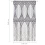 Voir la diapositive 6 : VIDAXL Rideau en macrame Anthracite 140x240 cm Coton