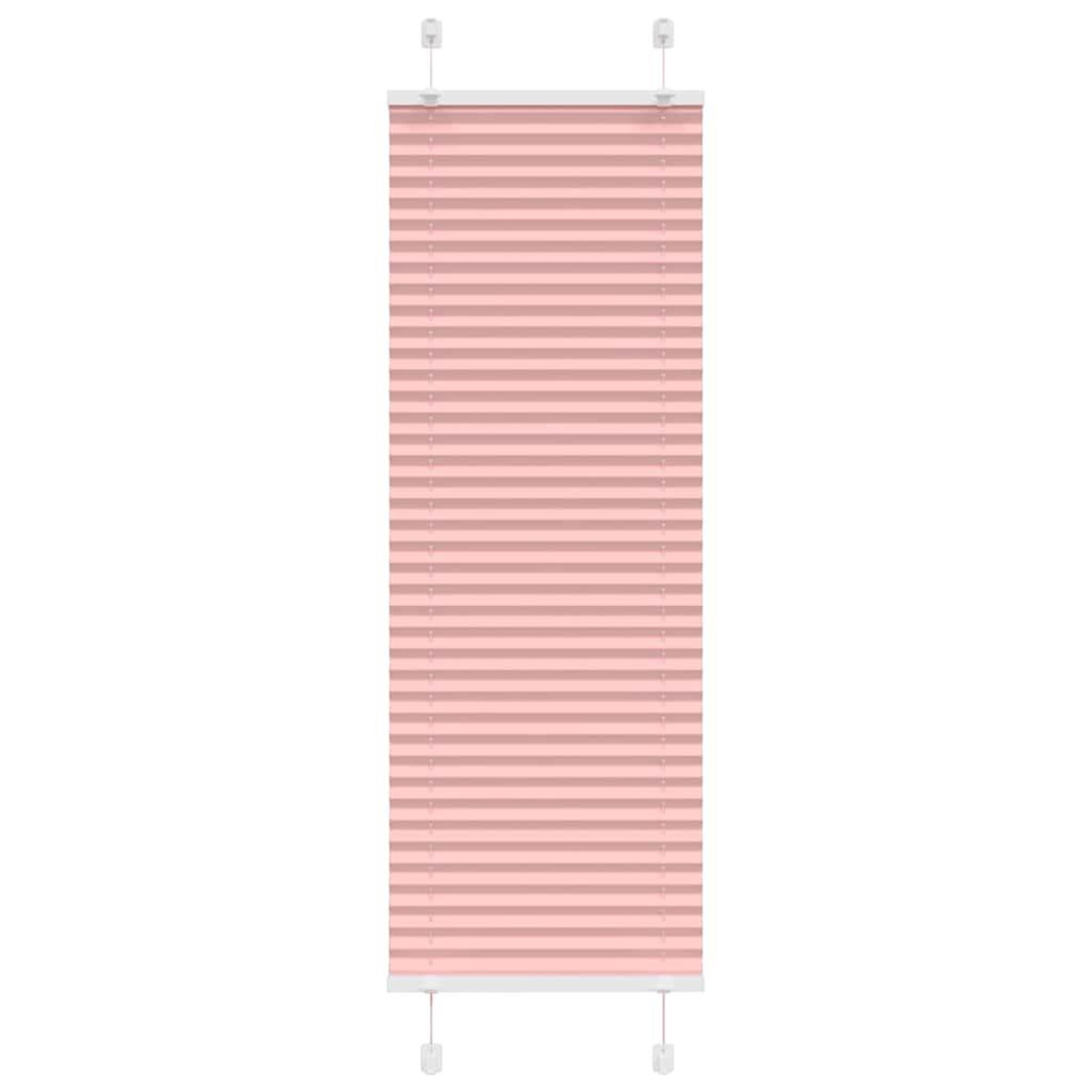VIDAXL Store plisse rose 45x150 cm largeur du tissu 44,4 cm polyester