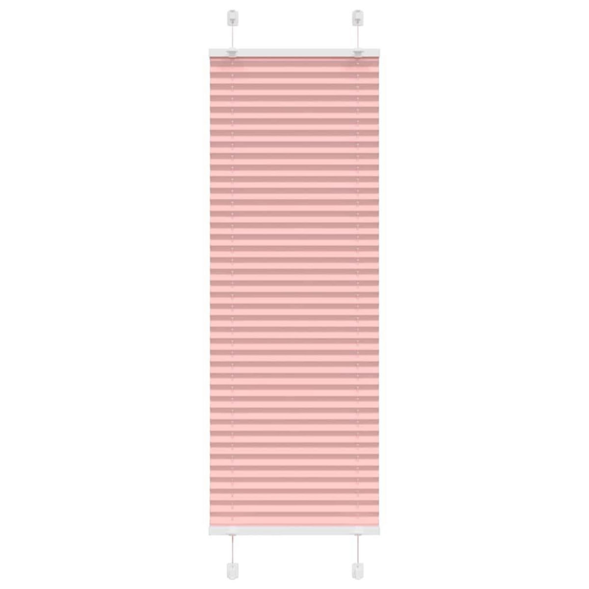 VIDAXL Store plisse rose 45x150 cm largeur du tissu 44,4 cm polyester
