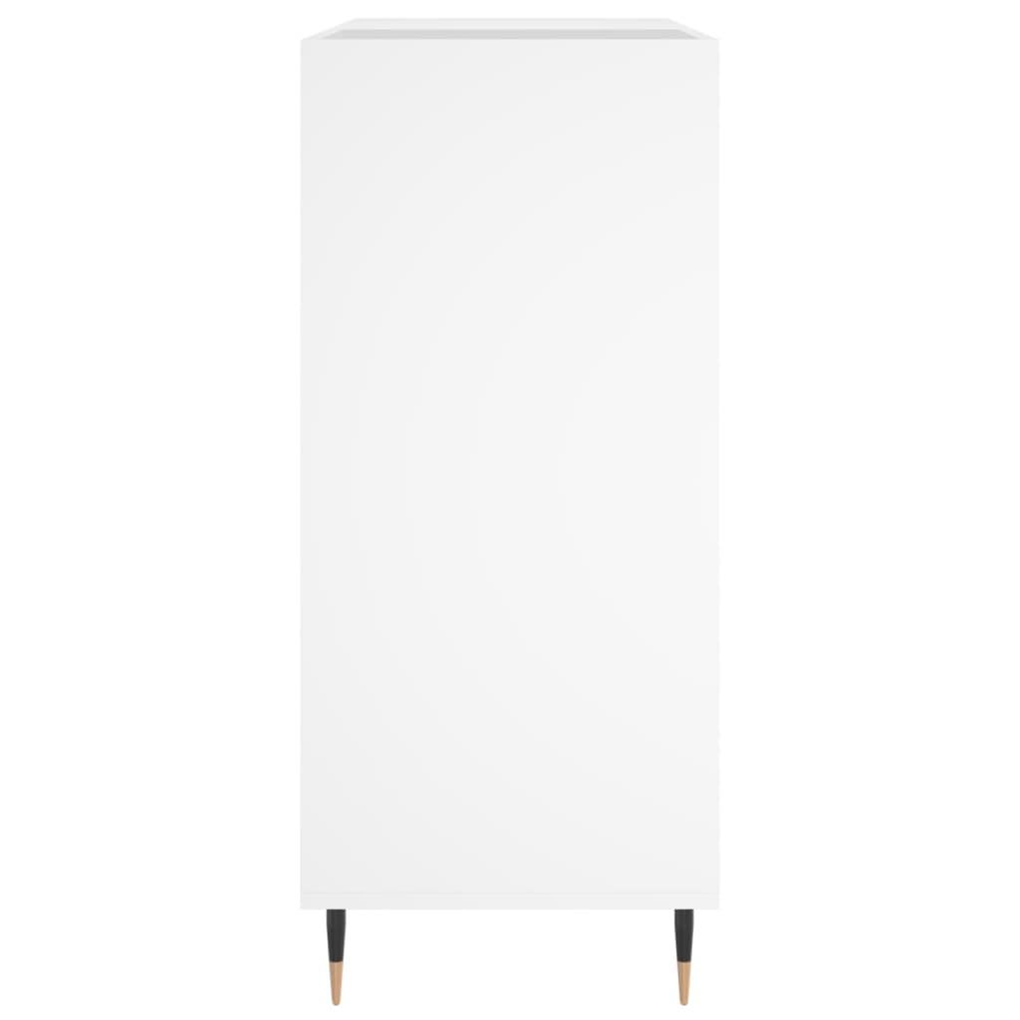 Voir la diapositive 5 : VIDAXL Armoire a disques blanc 84,5x38x89 cm bois d'ingenierie
