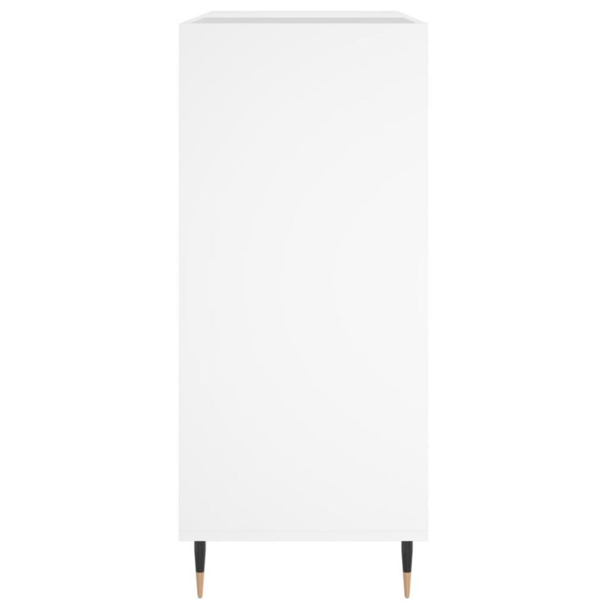 VIDAXL Armoire a disques blanc 84,5x38x89 cm bois d'ingenierie