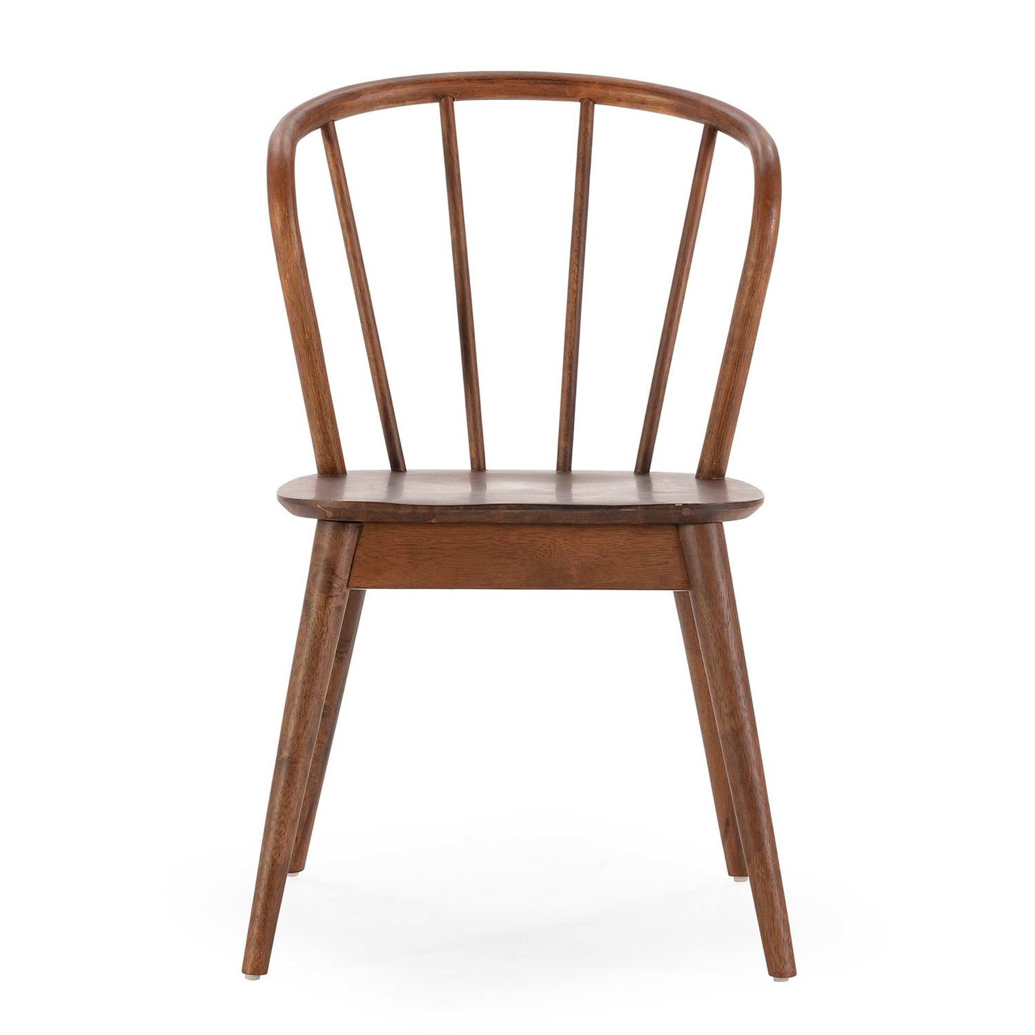 Voir la diapositive 3 : VS VENTA-STOCK Pack 2 chaises Brisa en bois coleur noyer