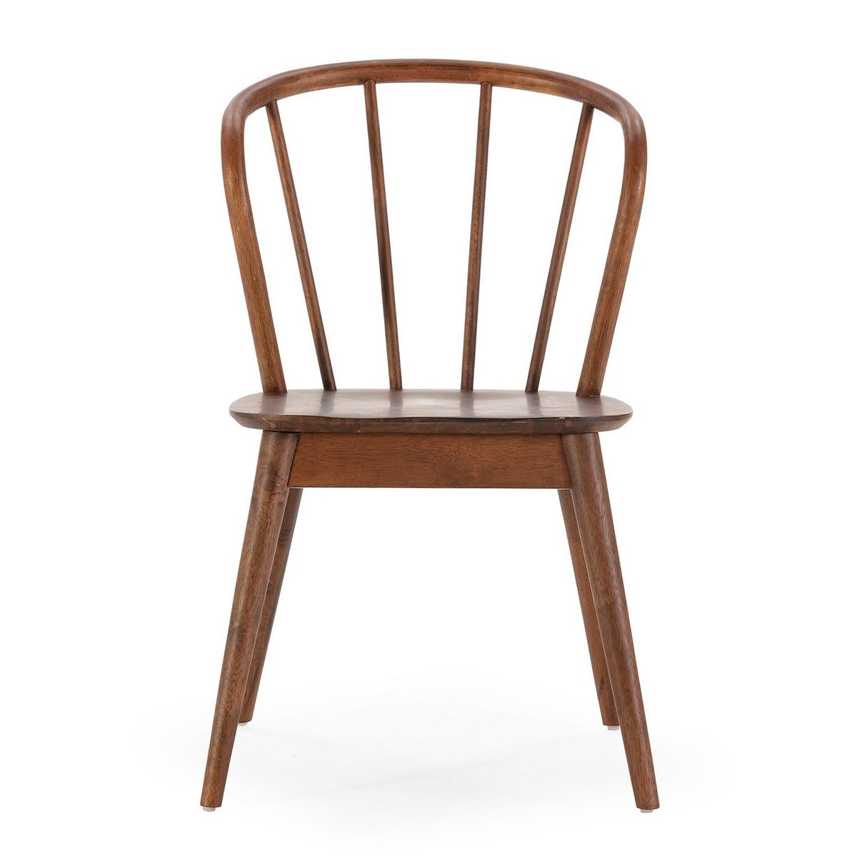 VS VENTA-STOCK Pack 2 chaises Brisa en bois coleur noyer