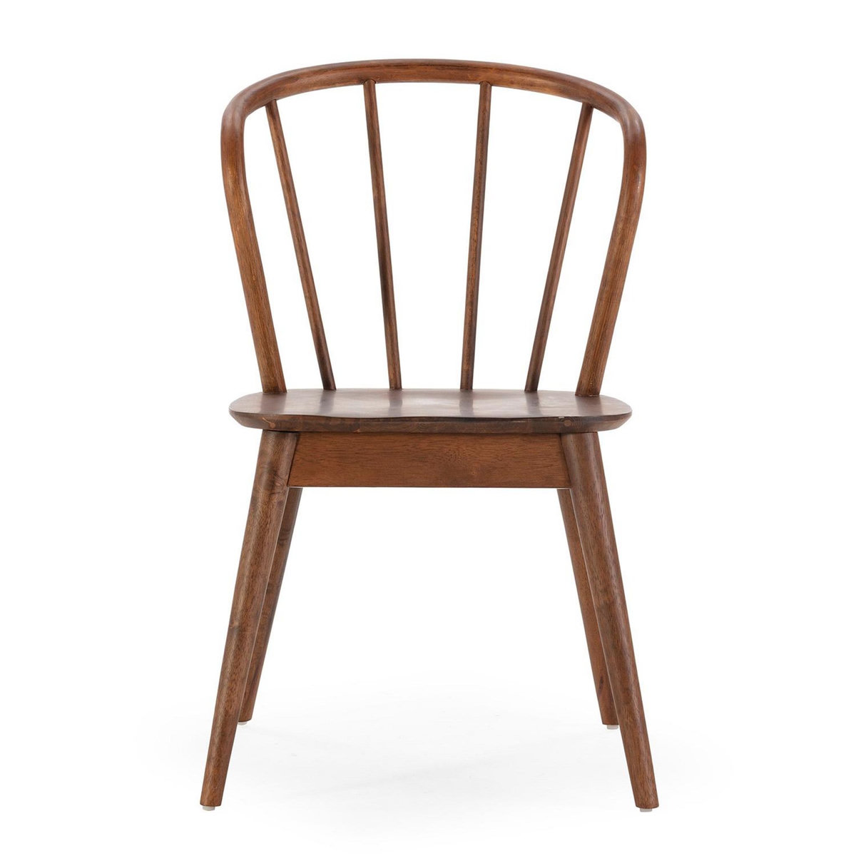 VS VENTA-STOCK Pack 2 chaises Brisa en bois coleur noyer