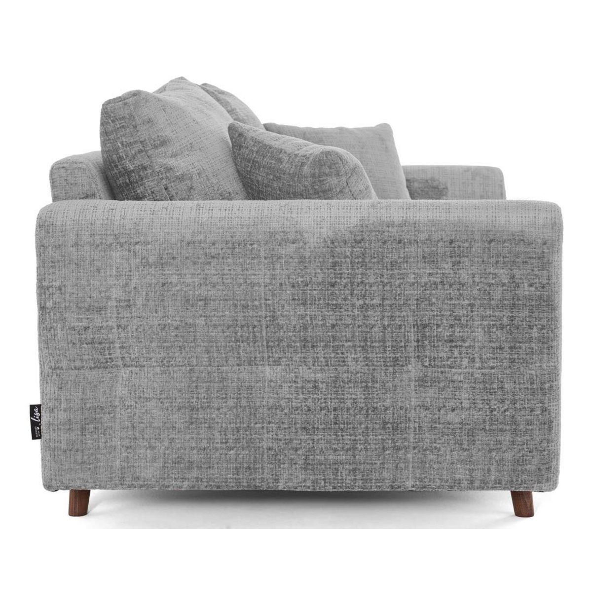 LISA DESIGN Rune - canapé droit 2 places en velours texturé