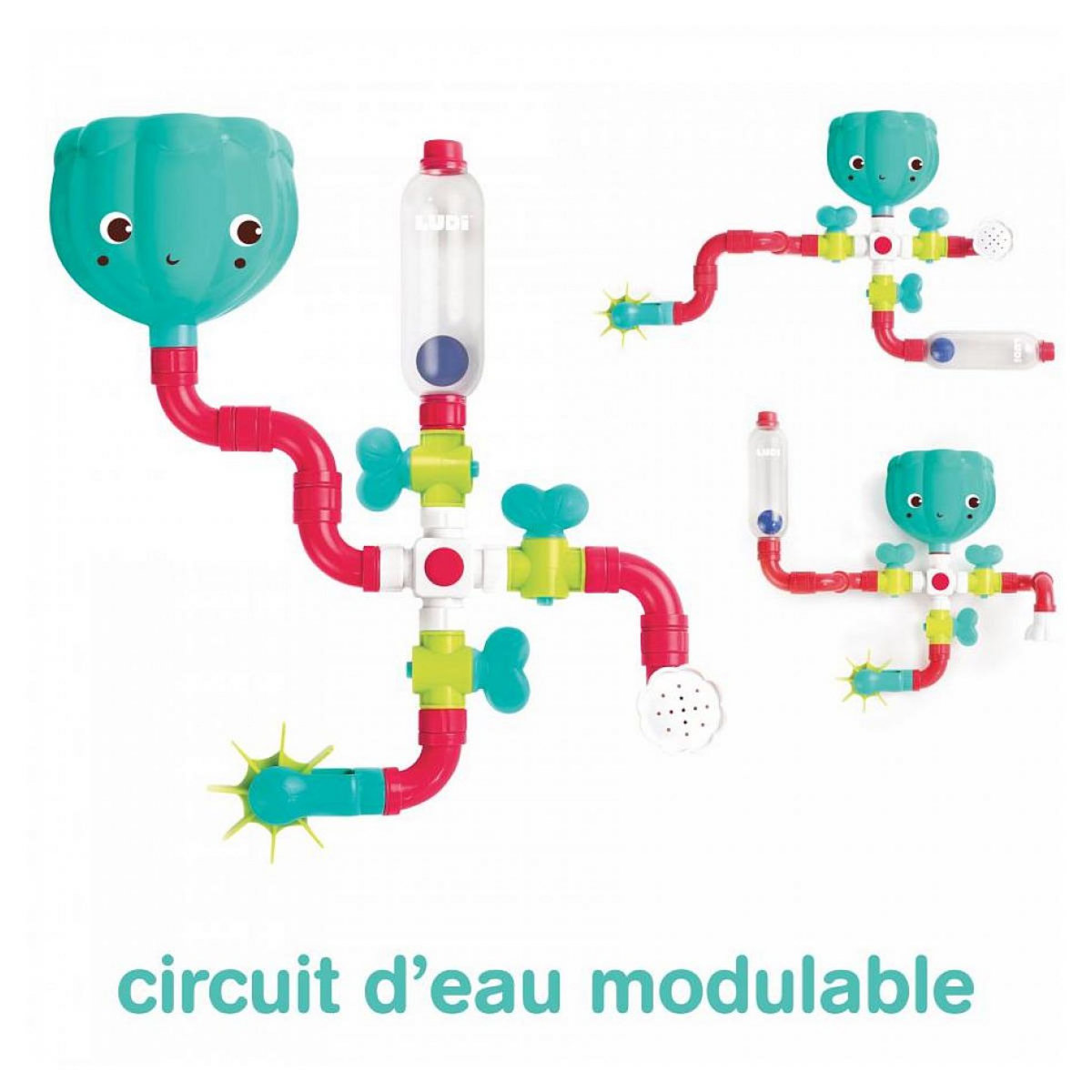 LUDI Pieuvre circuit de jeux de bain