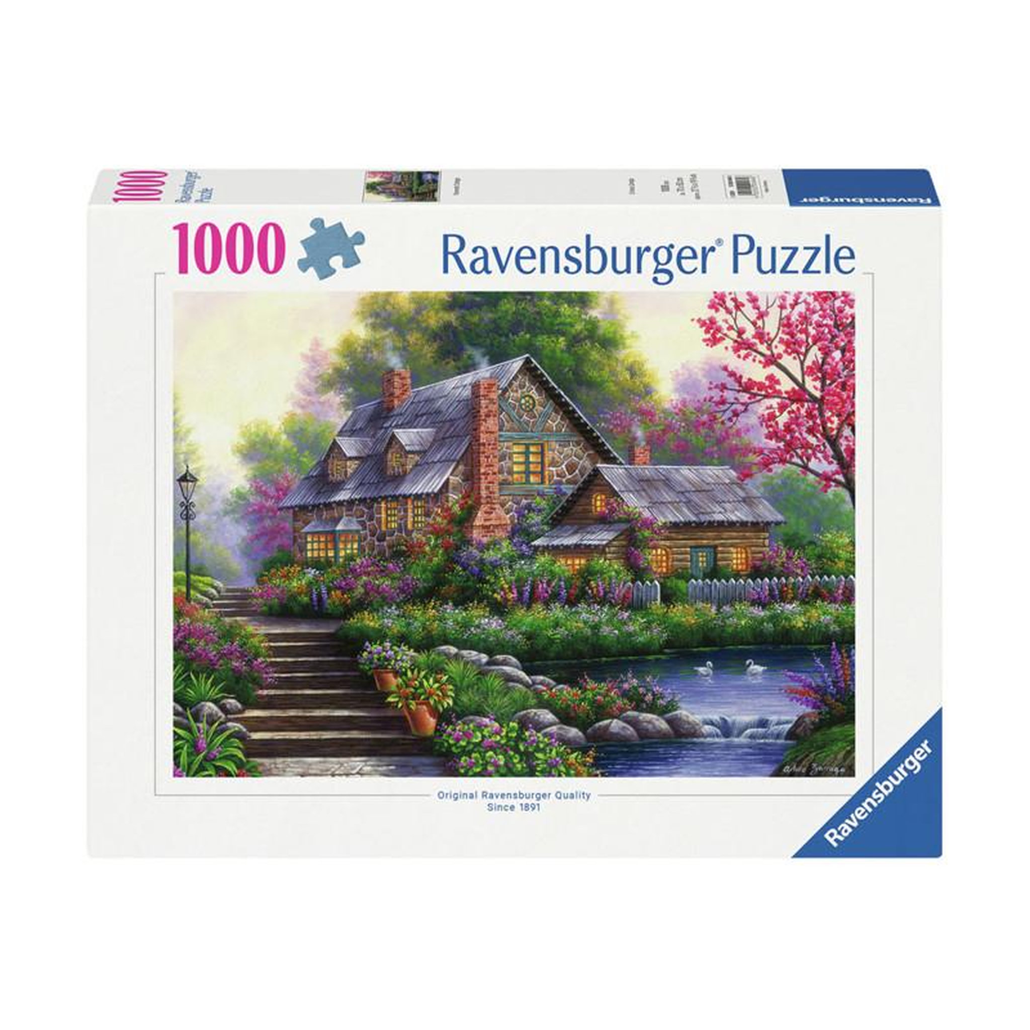 RAVENSBURGER Ravensburger - Jigsaw puzzle Romantic Cottage, 1000 pcs. 120004646