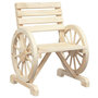Voir la diapositive 2 : VIDAXL Chaises de jardin Bois de sapin massif
