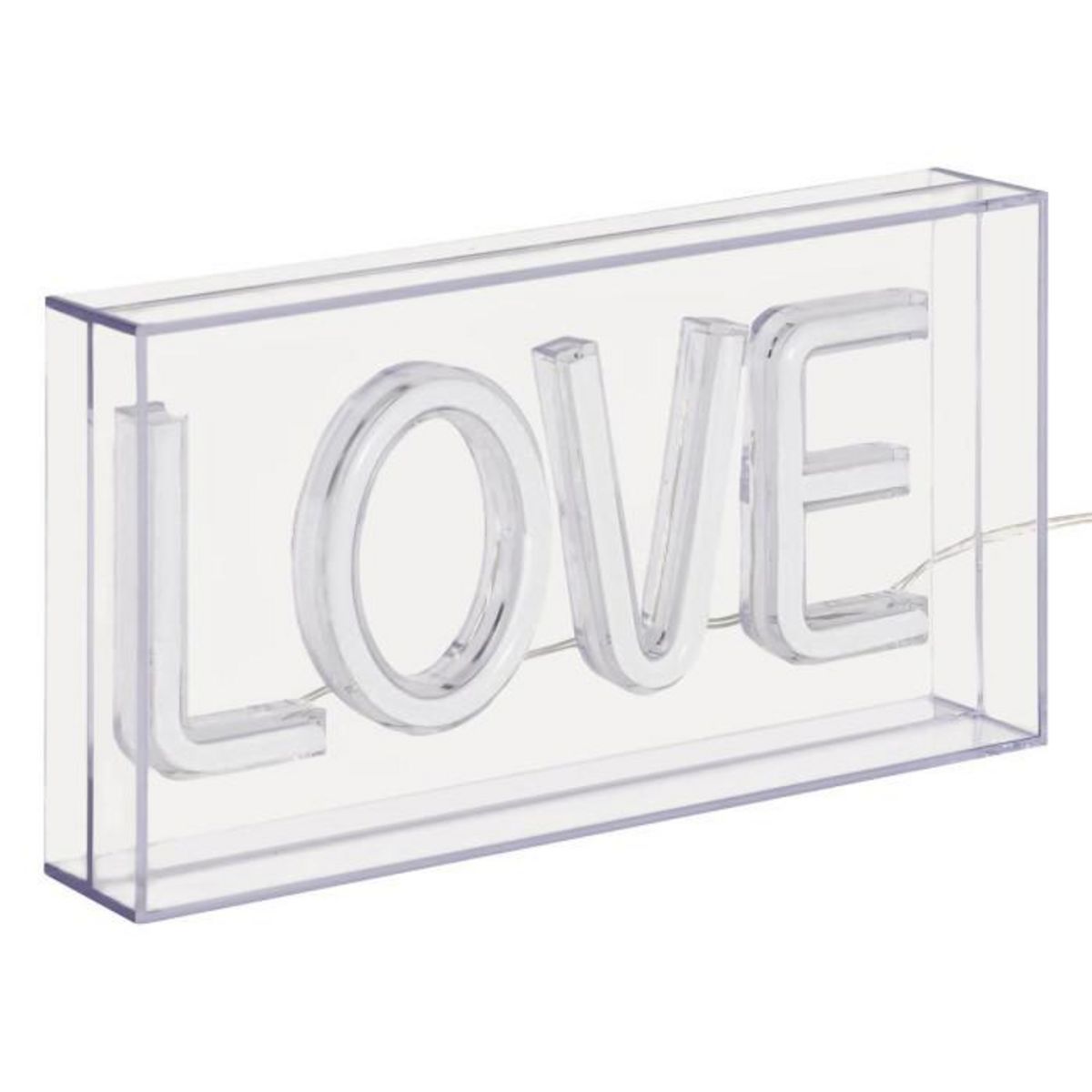 ATMOSPHERA Lampe Néon LED à Poser  Love  23cm Rose