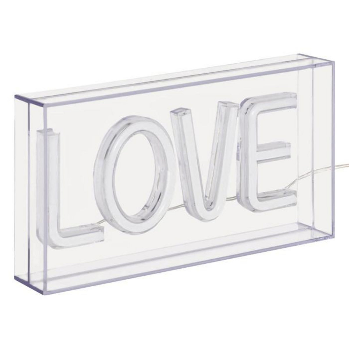 ATMOSPHERA Lampe Néon LED à Poser  Love  23cm Rose