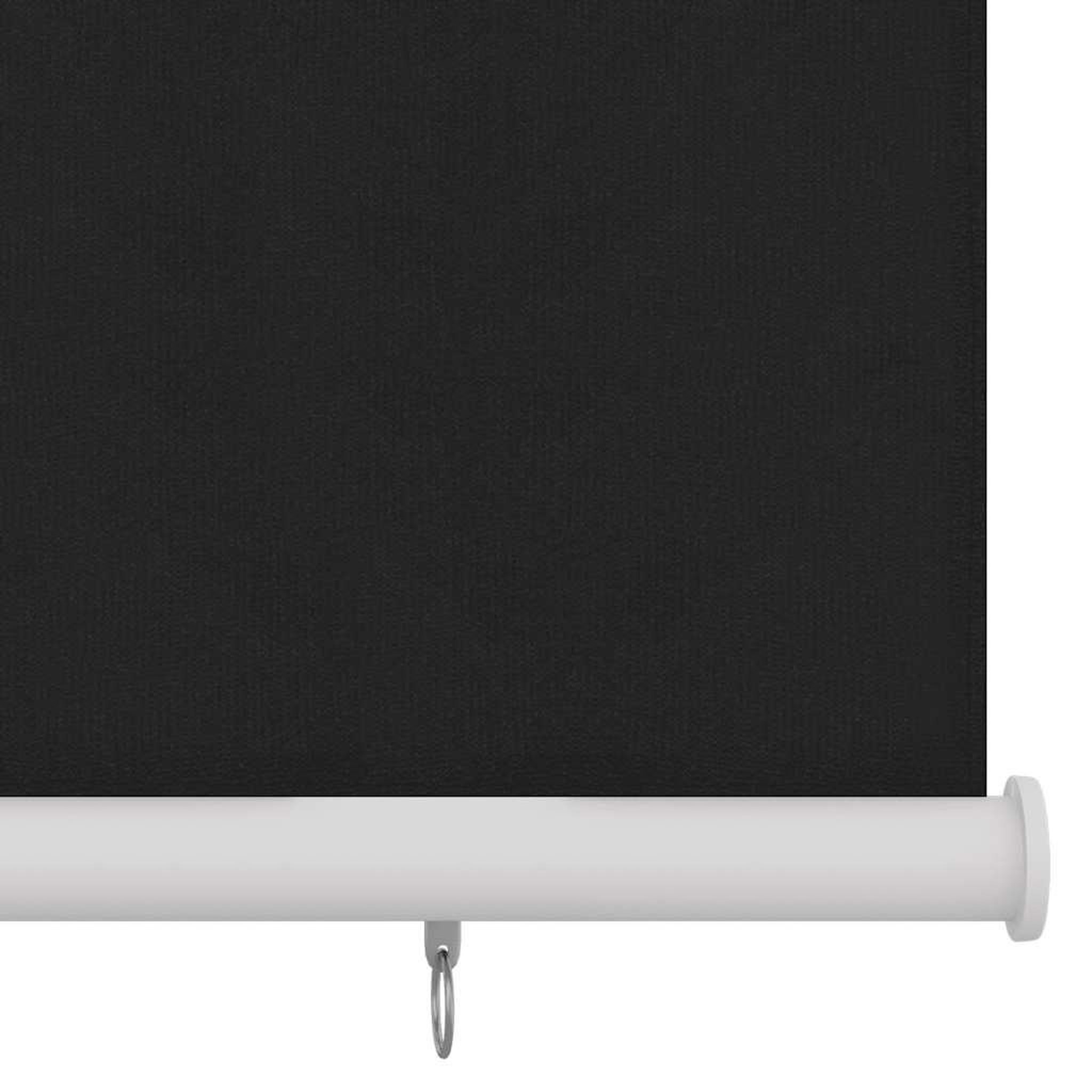 Voir la diapositive 3 : VIDAXL Store roulant d'exterieur 125 (l) x 140 (h) cm noir