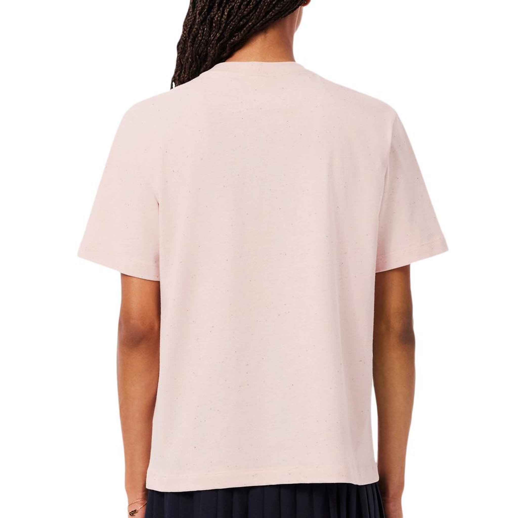 Voir la diapositive 2 : Lacoste T-Shirt Rose Femme Lacoste T-shirt Relaxed Fit
