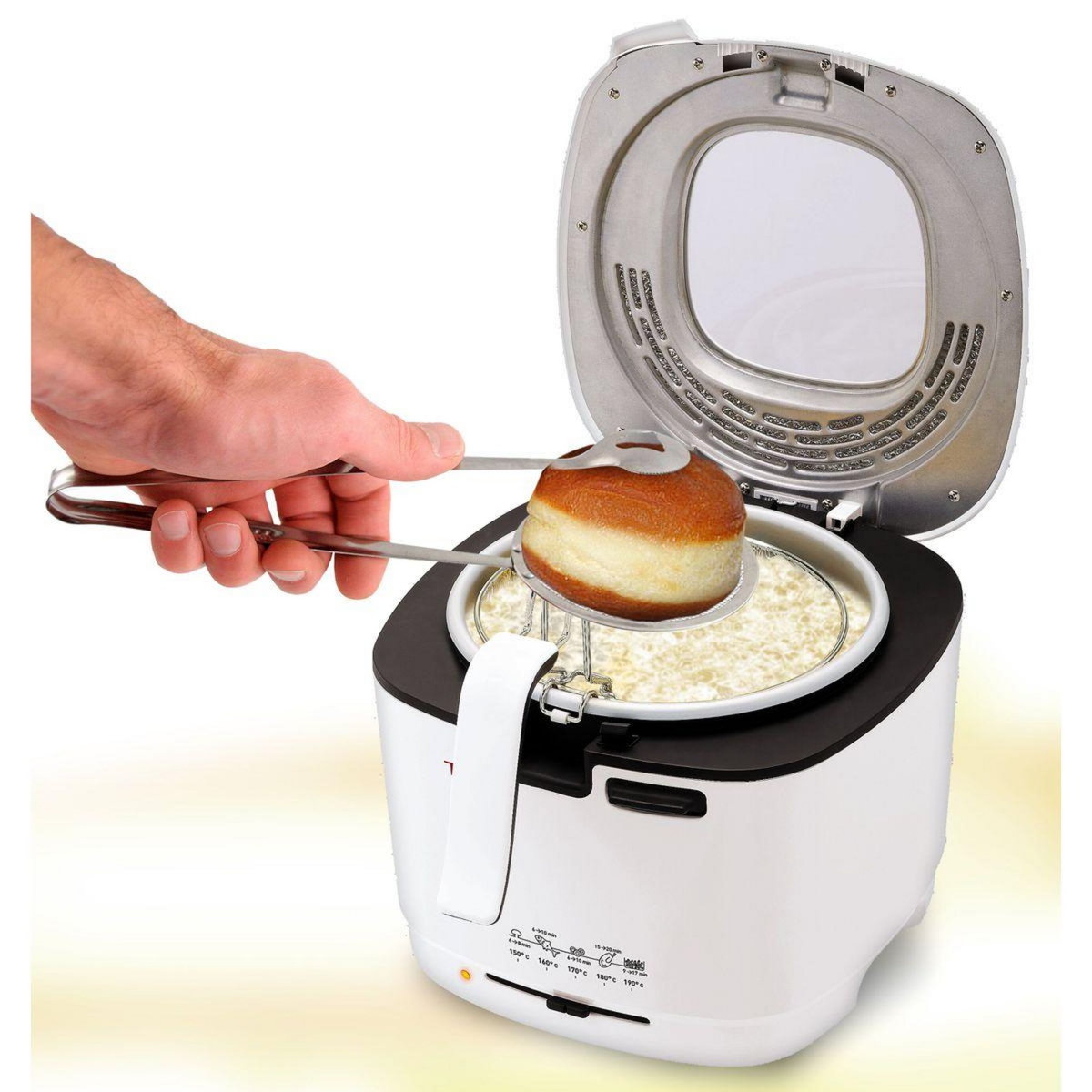 ZENKER Ensemble de 2 Pinces à friture pour beignets au chocolat 28,5 cm Zenker