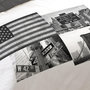 Voir la diapositive 3 : Dourev Housse de couette 240x220 Time Square + 2 taies coton 52 fils