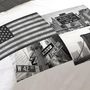 Voir la diapositive 3 : Dourev Housse de couette 240x220 Time Square + 2 taies coton 52 fils