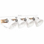 Voir la diapositive 6 : VIDAXL Lampe murale industrielle Blanc 90x25 cm E27