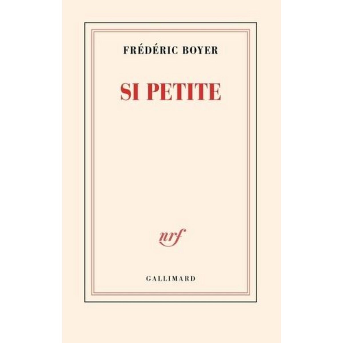 SI PETITE, Boyer Frédéric