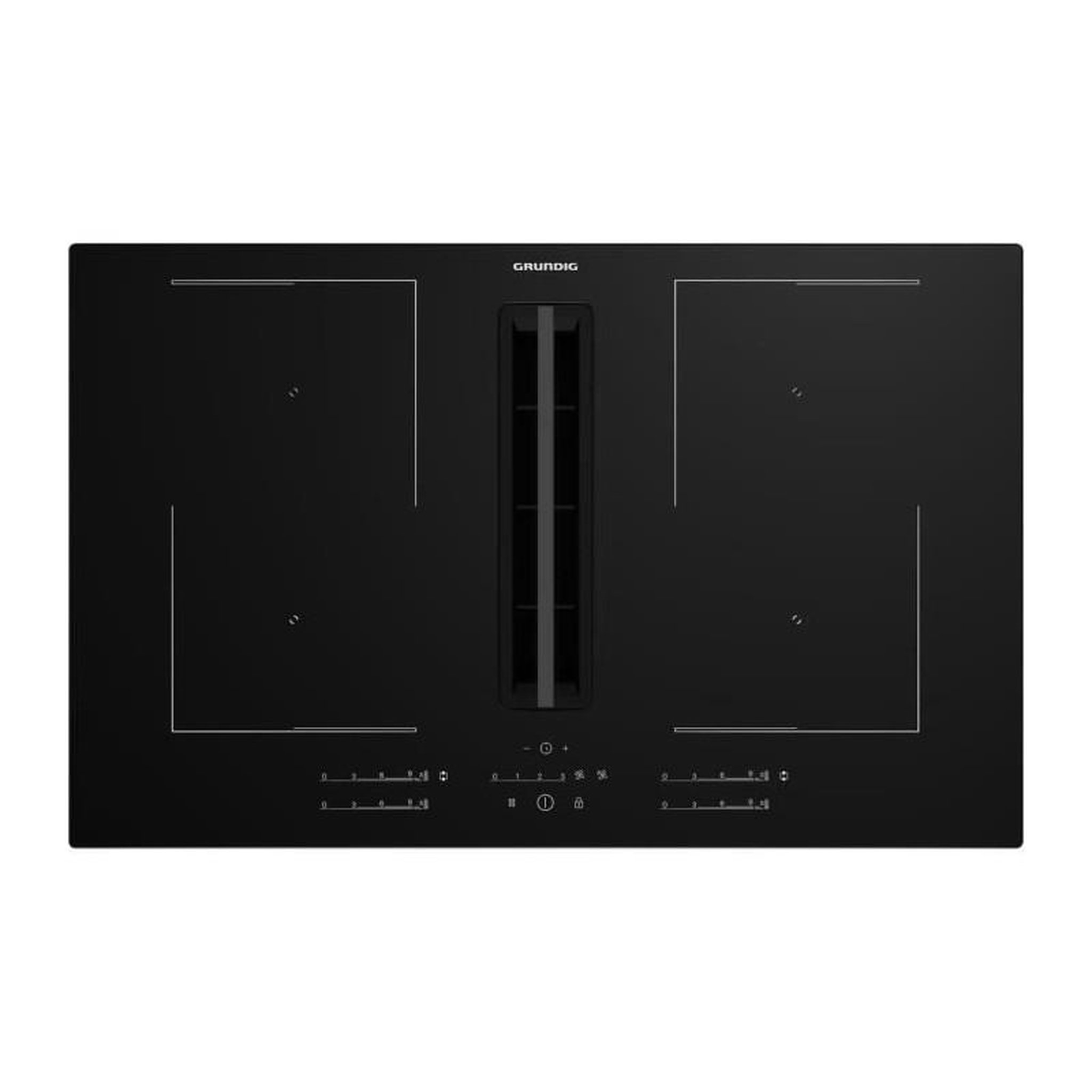 Voir la diapositive 1 : Grundig Plaque de cuisson induction GRUNDIG - 4 feux - 80 cm - GIEH834480P
