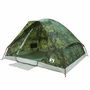 Voir la diapositive 4 : VIDAXL Tente familiale a dome 6 personnes camouflage impermeable